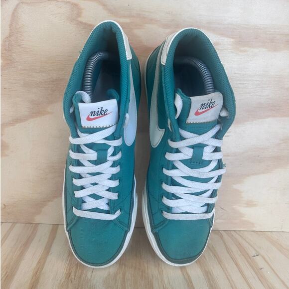 Nike - Court Legacy Casual Mid Top - Sneakers - Green - Men's - 7.5 - DM3363-300 - Picture 7 of 9